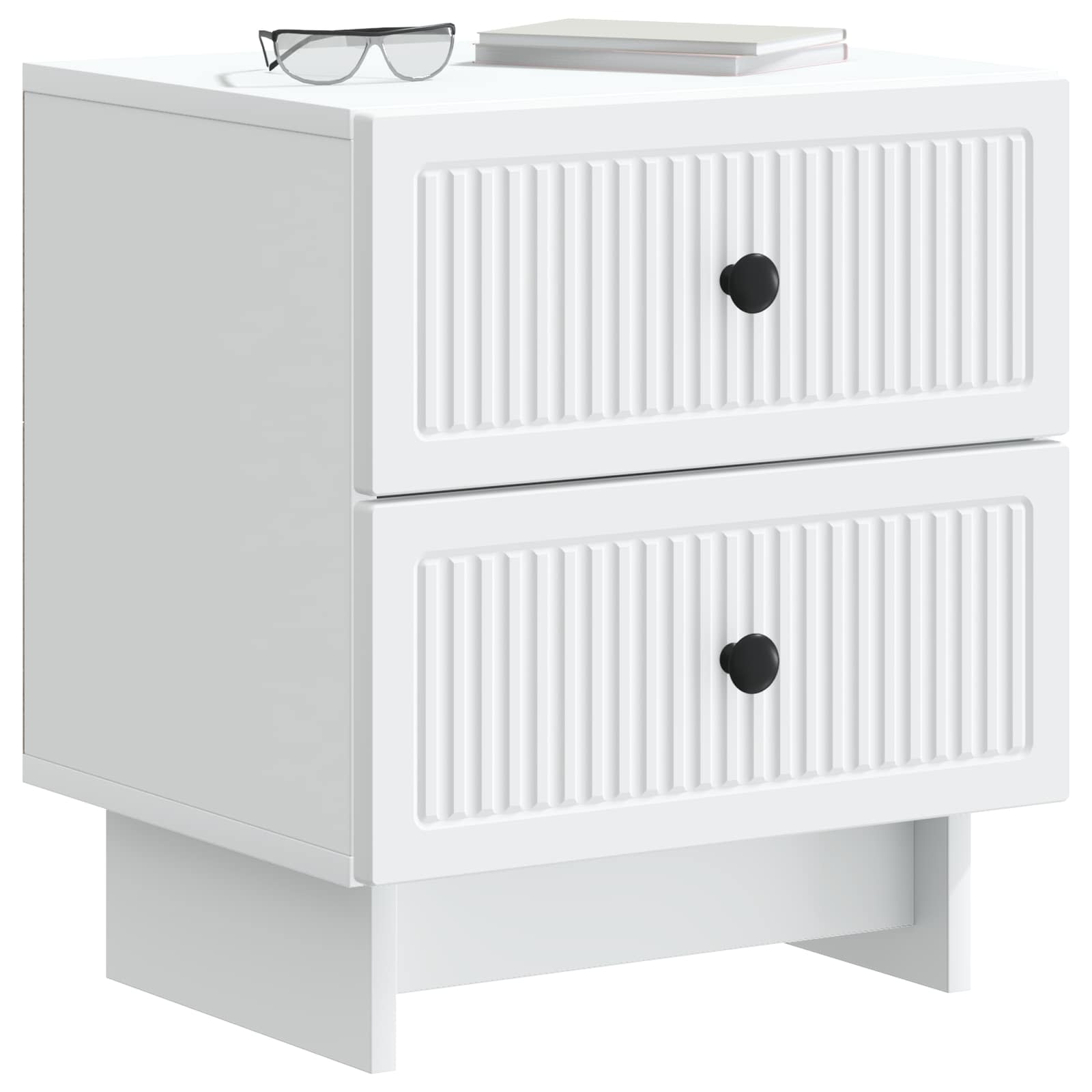 Armario de Noche 2 pcs 43 x 34,5 x 47,5 cm Madera de Ingeniería