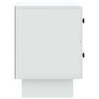 Armario de Noche 2 pcs 43 x 34,5 x 47,5 cm Madera de Ingeniería