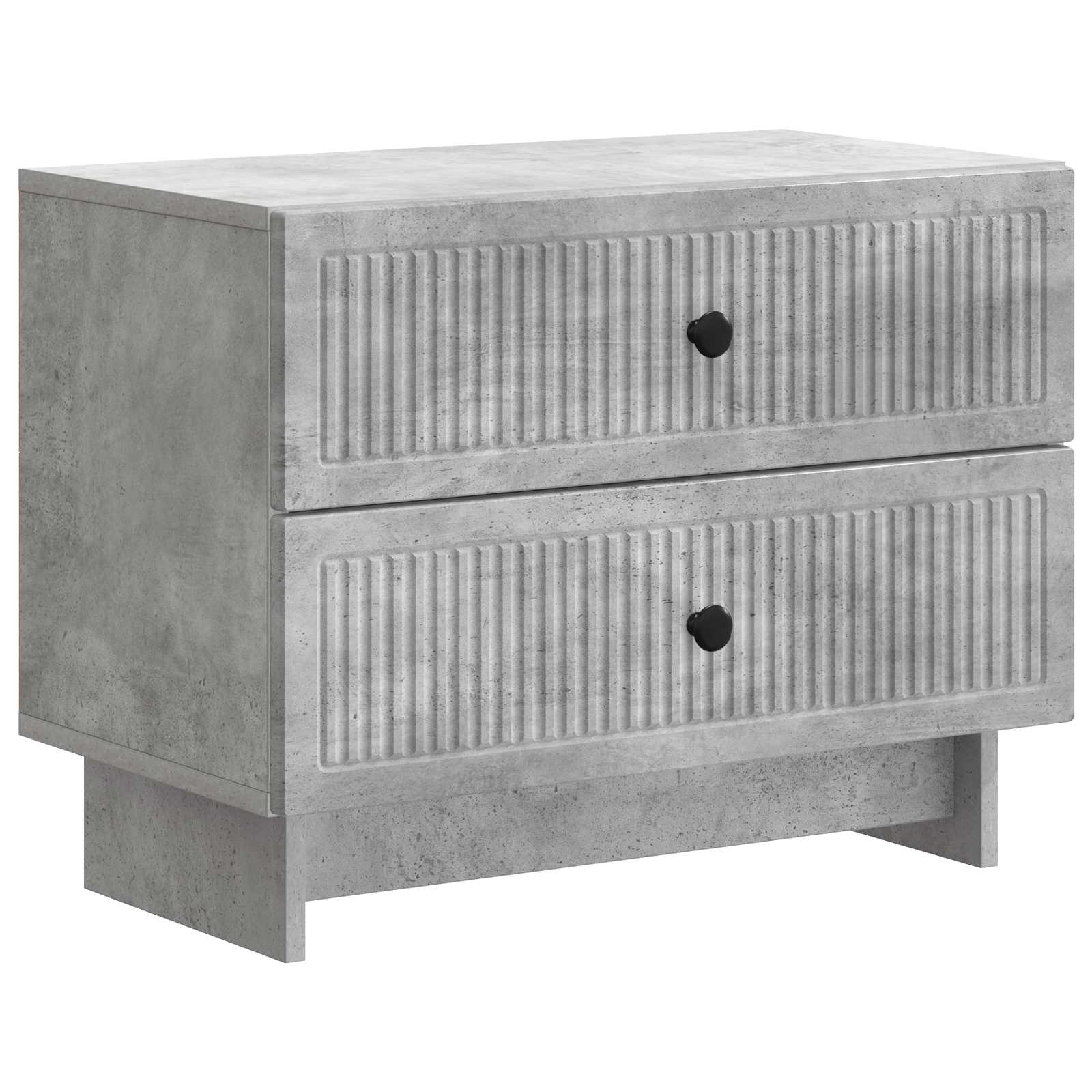 Armario de Noche con cajón Brillante 62 x 34,5 x 47,5 cm