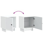 Armario de Noche 2 pcs 43 x 34,5 x 50 cm Madera de Ingeniería