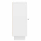 Aparador Blanco Brillante 33 x 34,5 x 90 cm