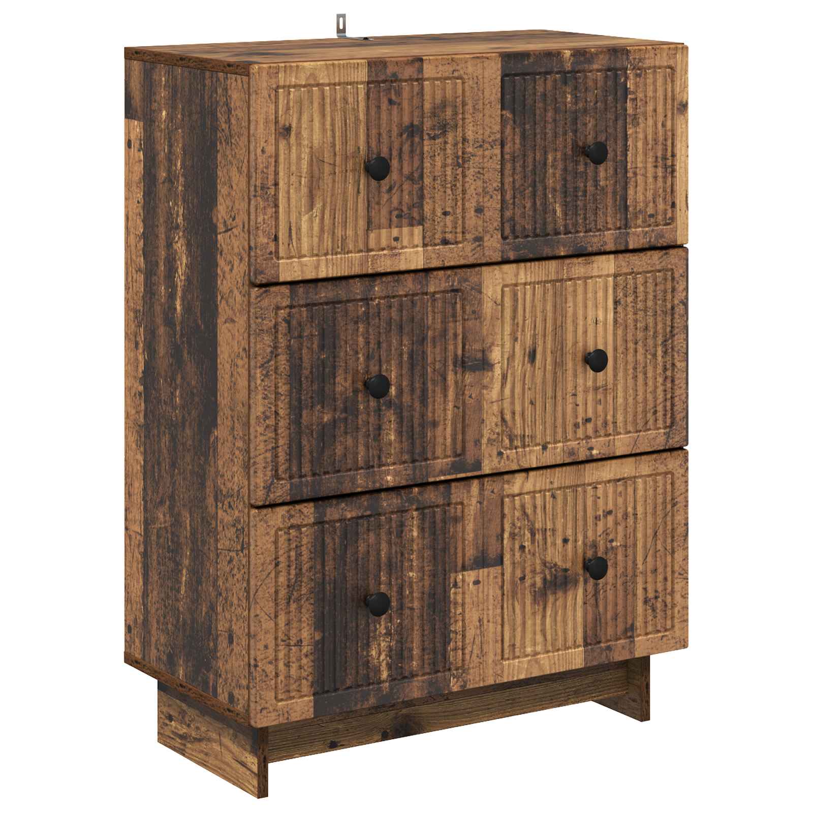 High Gloss Chest of Drawers 66 x 34.5 x 90 cm Engineered Wood