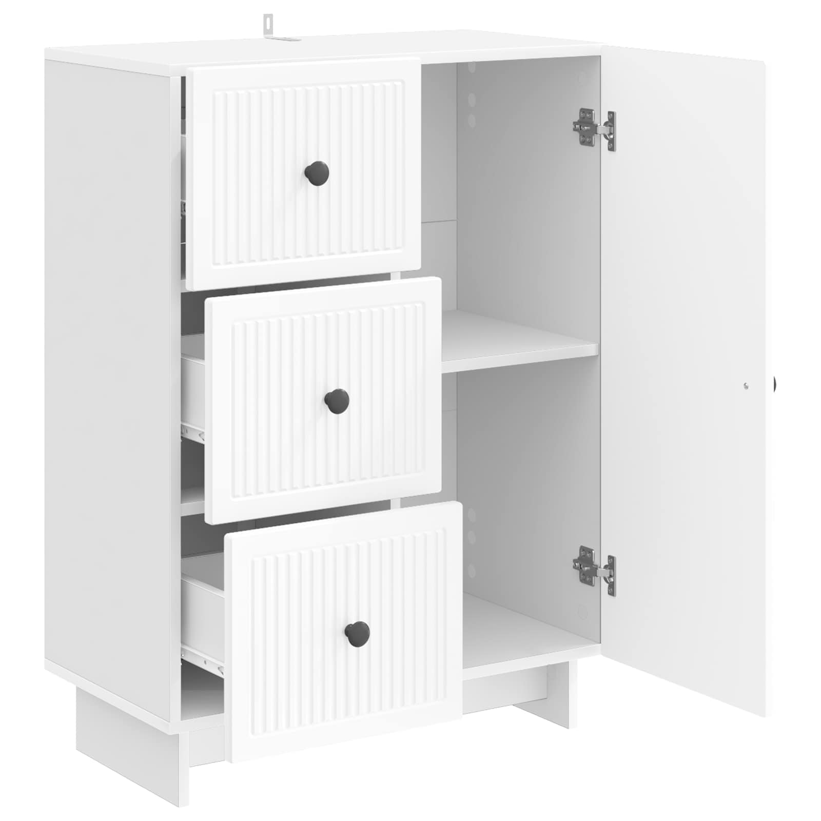 Aparador Brillante 66 x 34,5 x 90 cm Madera de Ingeniería