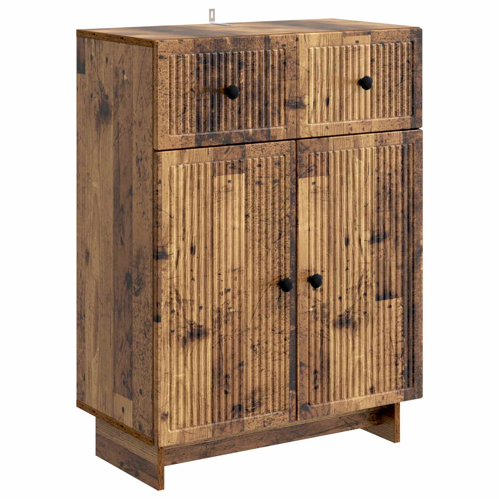 Aparador alto con cajón Madera vieja 69,5 x 34 x 180 cm