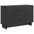 Aparador con cajón Negro 89 x 34,5 x 60 cm Madera de Ingeniería