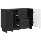 Aparador con cajón Negro 89 x 34,5 x 60 cm Madera de Ingeniería