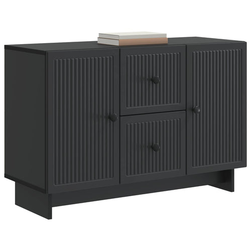 Aparador com gaveta Preto 89 x 34,5 x 60 cm Madeira Composta