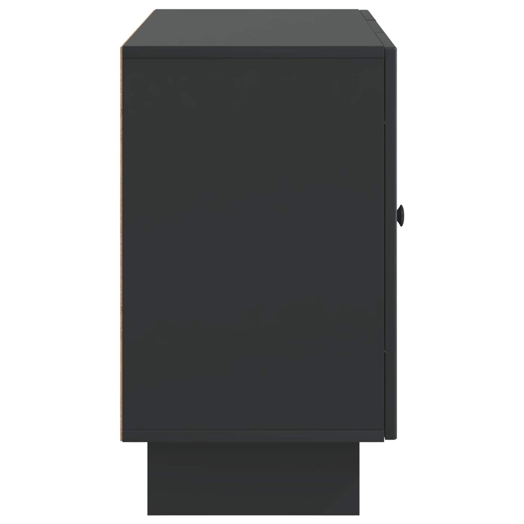 Aparador con cajón Negro 89 x 34,5 x 60 cm Madera de Ingeniería