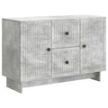 Aparador Gris Hormigón 89 x 34,5 x 60 cm Madera de Ingeniería