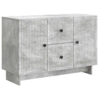 Aparador Gris Hormigón 89 x 34,5 x 60 cm Madera de Ingeniería