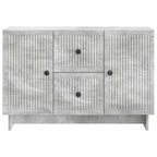 Aparador Gris Hormigón 89 x 34,5 x 60 cm Madera de Ingeniería