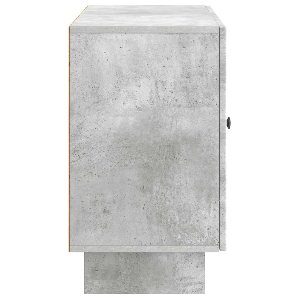 Aparador Gris Hormigón 89 x 34,5 x 60 cm Madera de Ingeniería