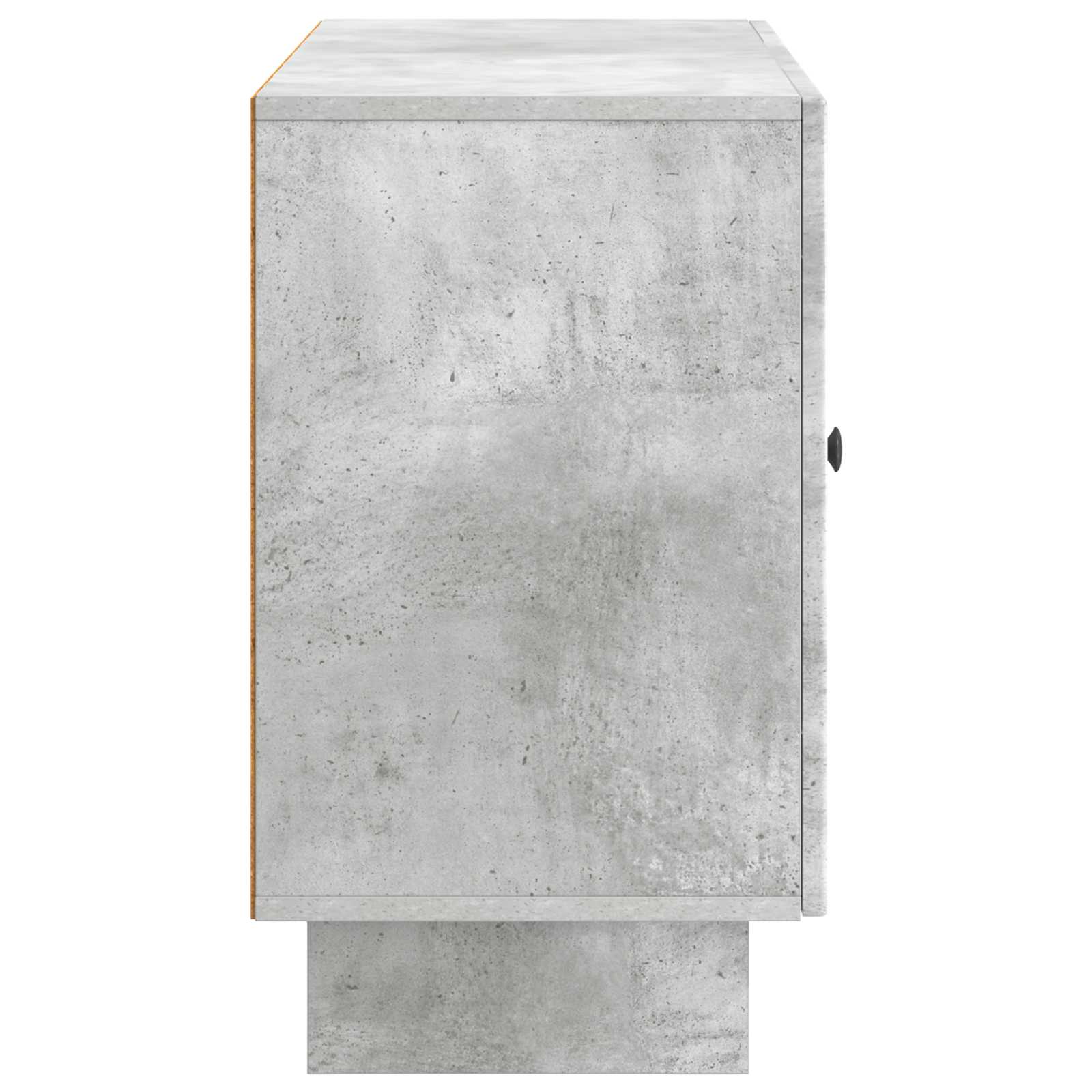 Aparador Gris Hormigón 89 x 34,5 x 60 cm Madera de Ingeniería