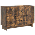 Aparador Roble Ahumado 89 x 34,5 x 60 cm Madera de Ingeniería