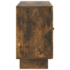 Aparador Roble Ahumado 89 x 34,5 x 60 cm Madera de Ingeniería