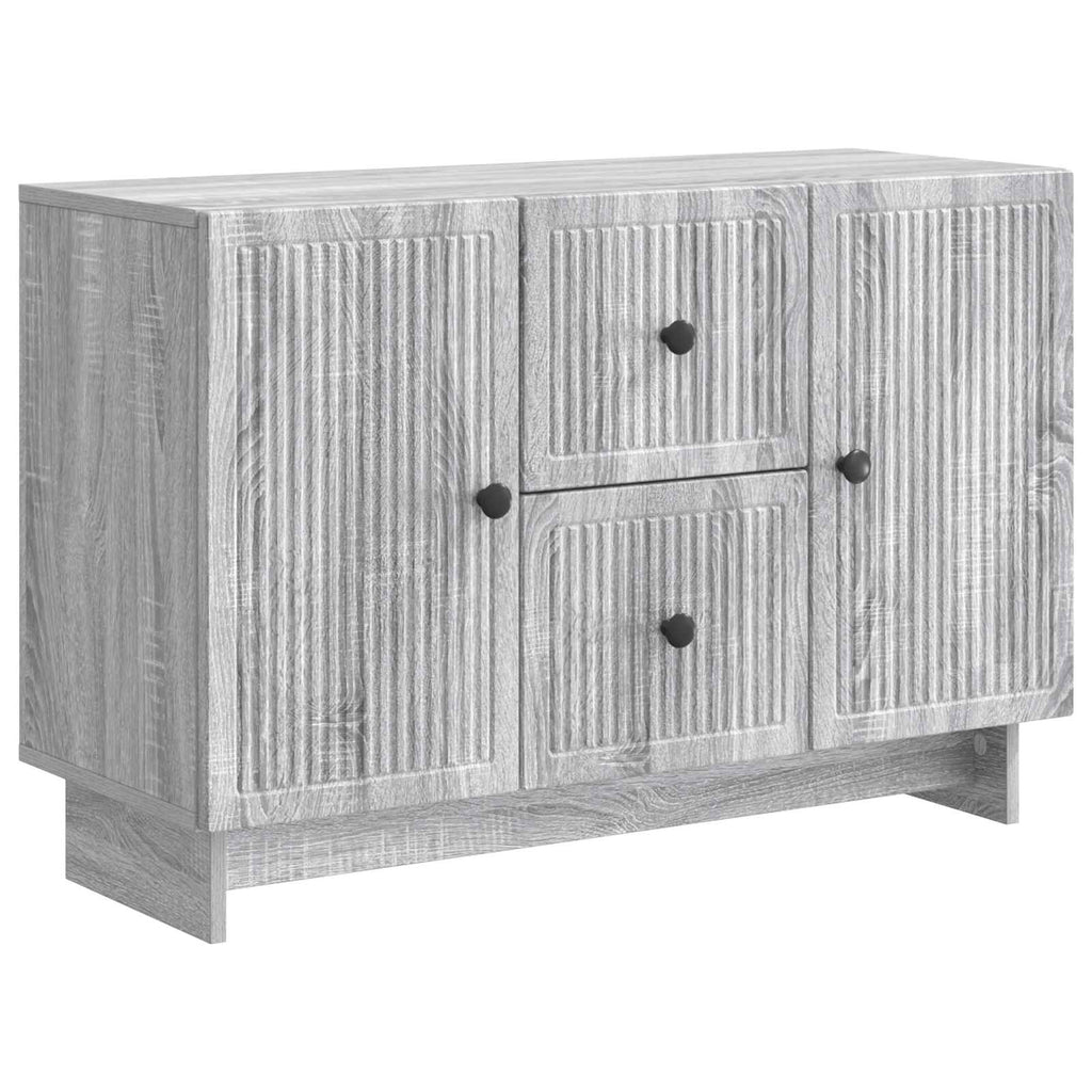 Aparador Gris Sonoma 89 x 34,5 x 60 cm Madera de Ingeniería