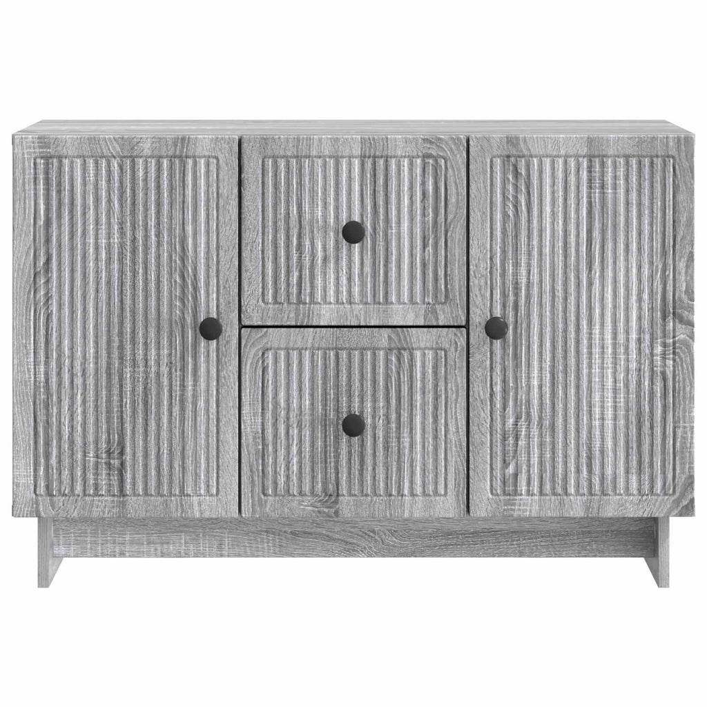 Aparador Gris Sonoma 89 x 34,5 x 60 cm Madera de Ingeniería