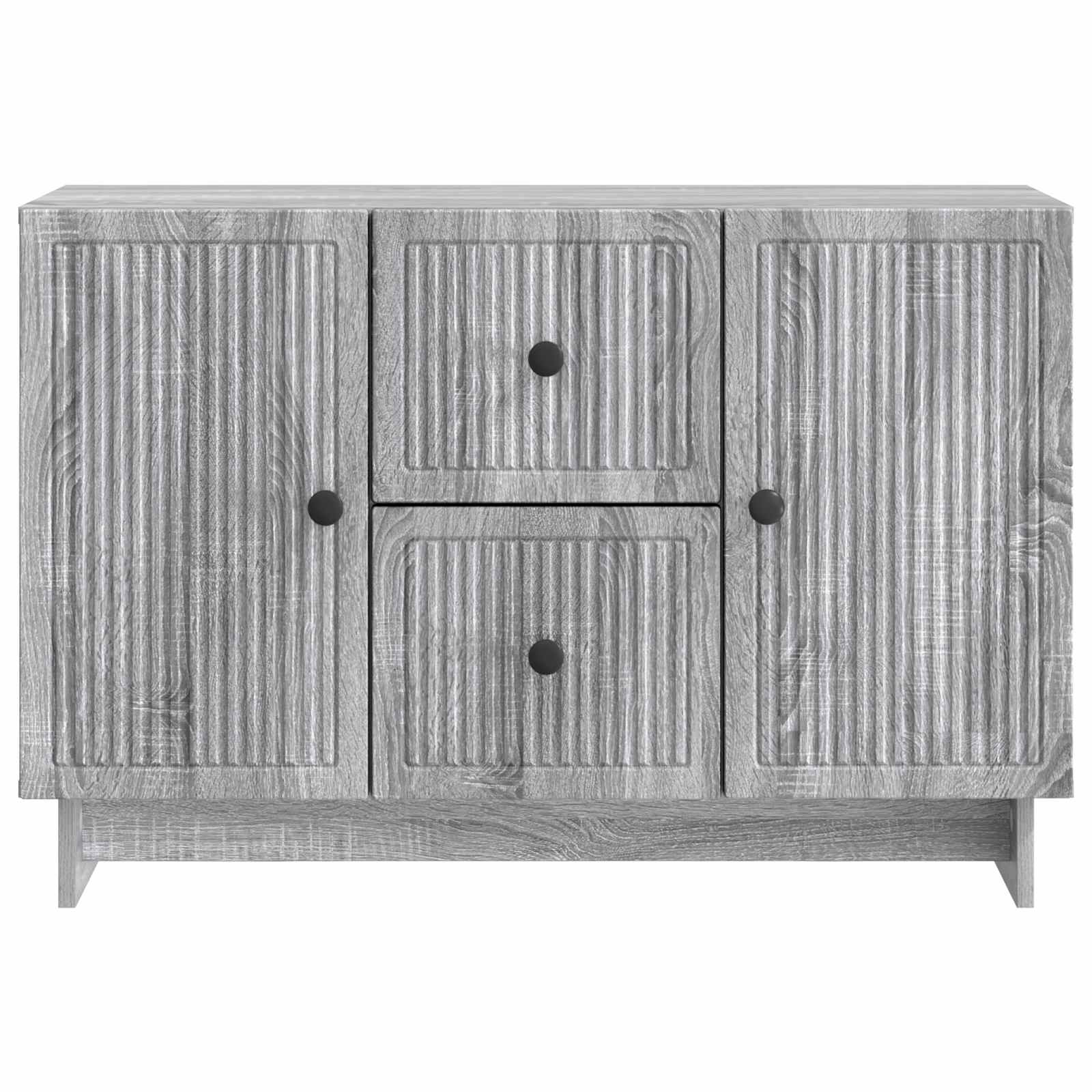 Aparador Gris Sonoma 89 x 34,5 x 60 cm Madera de Ingeniería