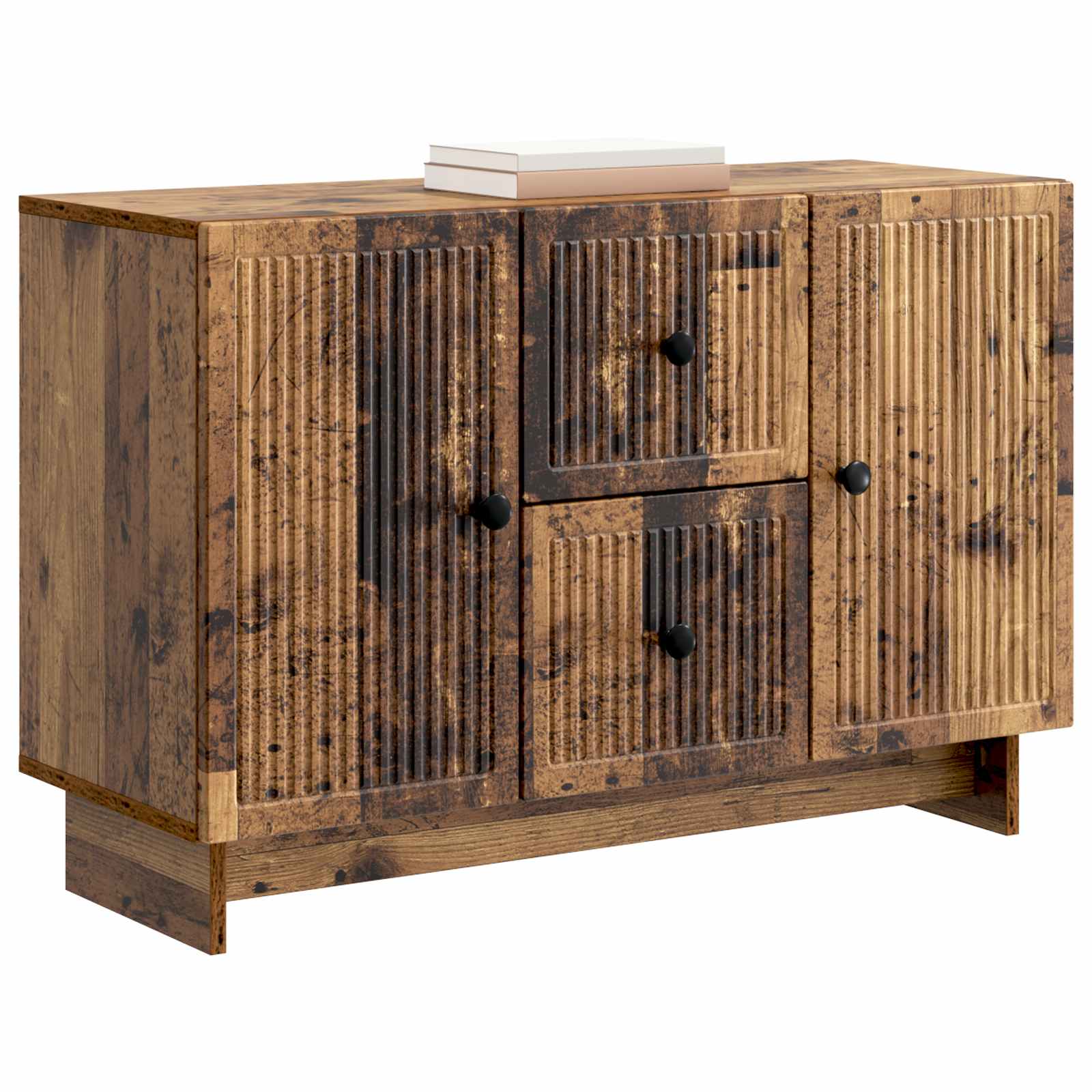Aparador con cajón Madera envejecida 89 x 34,5 x 60 cm