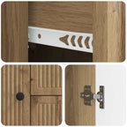 Aparador Roble Artesanal 89 x 34,5 x 60 cm Madera de Ingeniería
