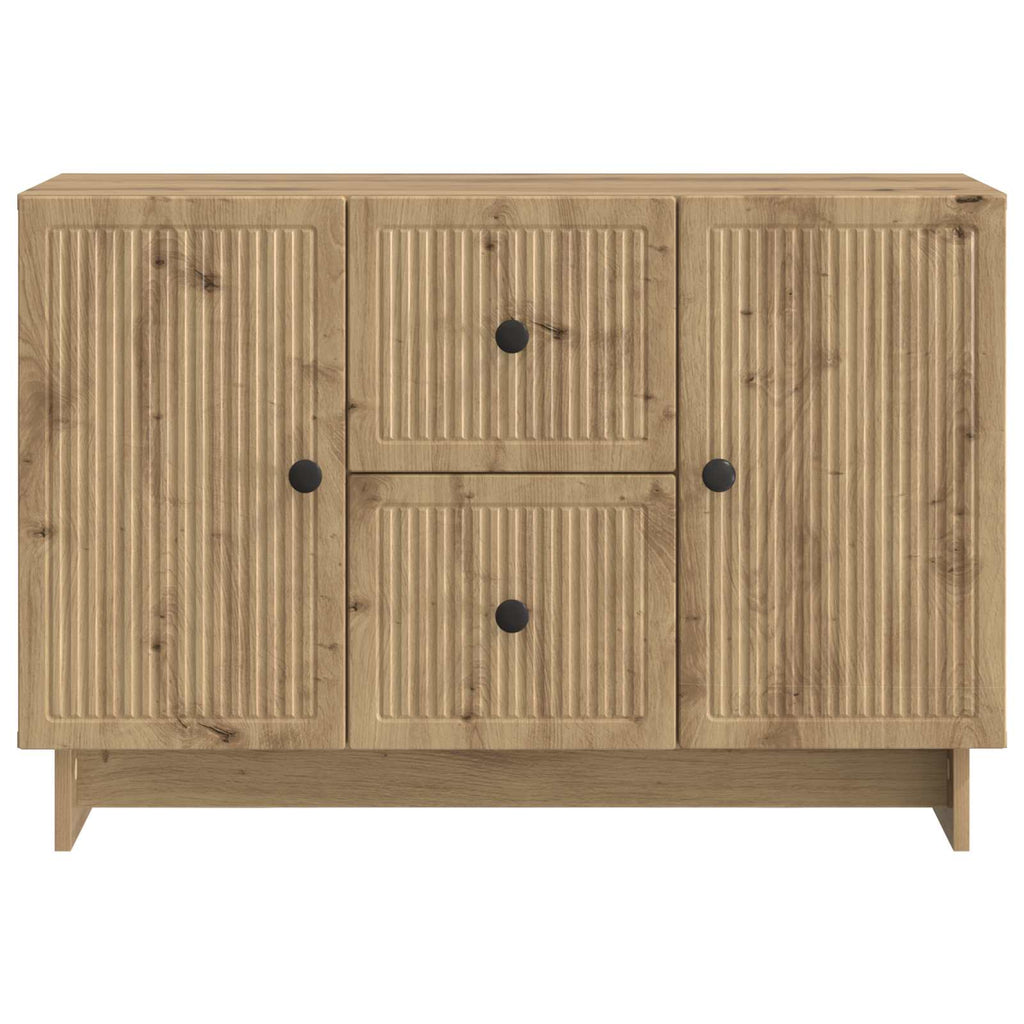 Aparador Roble Artesanal 89 x 34,5 x 60 cm Madera de Ingeniería
