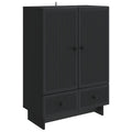 Aparador Negro 66 x 34,5 x 95 cm Madera de ingeniería