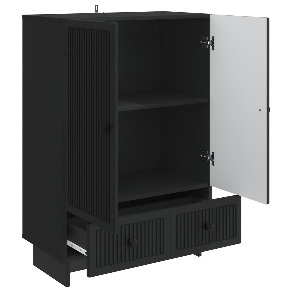 Aparador Negro 66 x 34,5 x 95 cm Madera de ingeniería