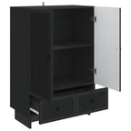 Aparador Negro 66 x 34,5 x 95 cm Madera de ingeniería