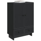 Aparador Negro 66 x 34,5 x 95 cm Madera de ingeniería
