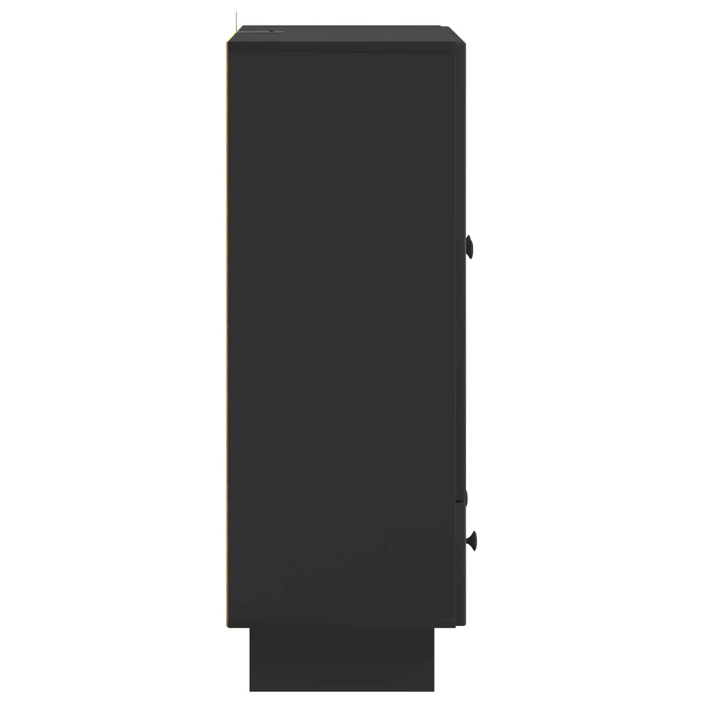 Aparador Negro 66 x 34,5 x 95 cm Madera de ingeniería