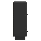 Aparador Negro 66 x 34,5 x 95 cm Madera de ingeniería
