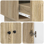 Aparador Roble Sonoma 66 x 34,5 x 95 cm Madera de ingeniería
