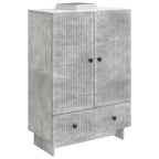 Aparador Gris Concreto 66 x 34,5 x 95 cm Madera de ingeniería