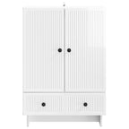 Aparador Alto Brillo 66 x 34,5 x 95 cm Madera de ingeniería