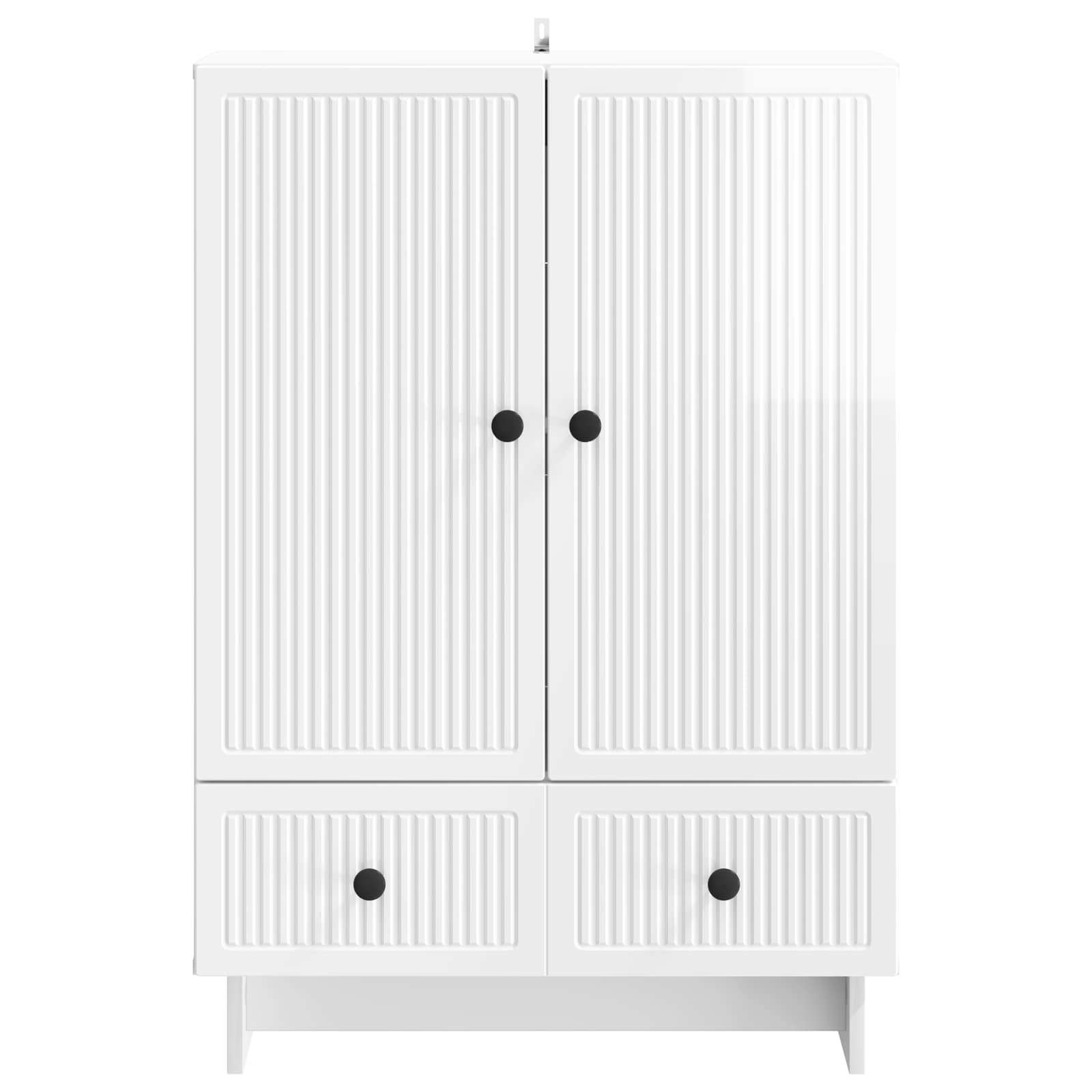 Aparador Alto Brillo 66 x 34,5 x 95 cm Madera de ingeniería