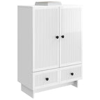 Aparador Alto Brillo 66 x 34,5 x 95 cm Madera de ingeniería
