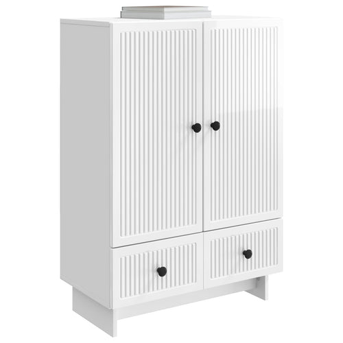 Aparador Alto Brillo 66 x 34,5 x 95 cm Madera de ingeniería