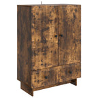 Aparador Roble Ahumado 66 x 34,5 x 95 cm Madera de ingeniería