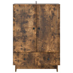 Aparador Roble Ahumado 66 x 34,5 x 95 cm Madera de ingeniería