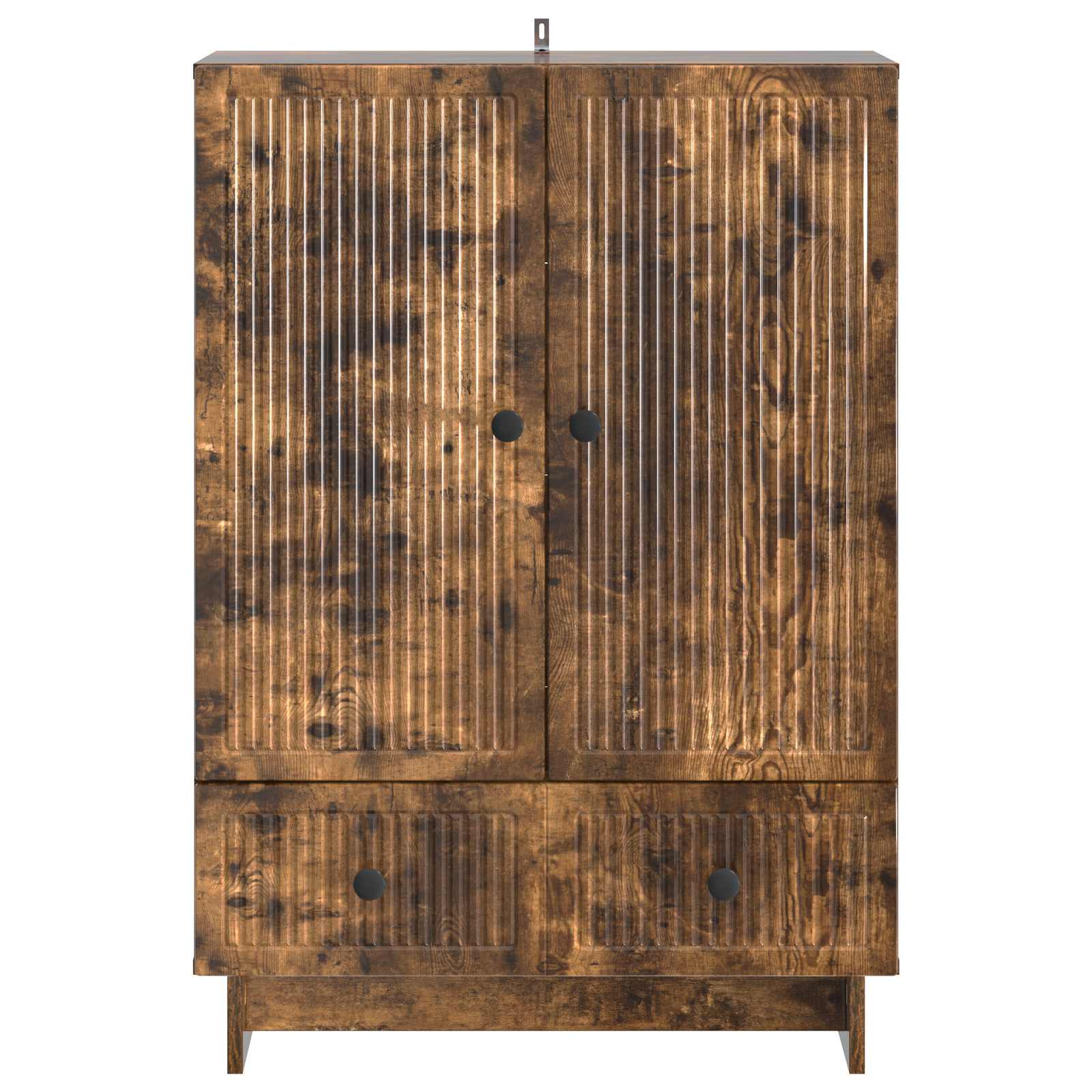 Aparador Roble Ahumado 66 x 34,5 x 95 cm Madera de ingeniería