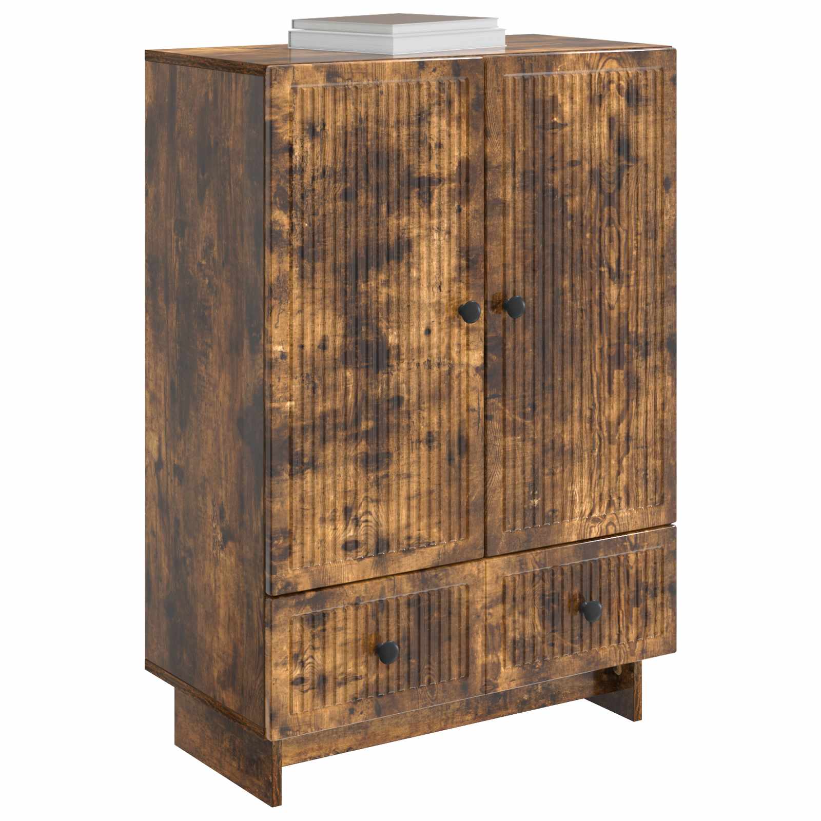 Aparador Roble Ahumado 66 x 34,5 x 95 cm Madera de ingeniería