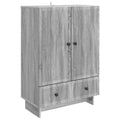 Aparador Gris Sonoma 66 x 34,5 x 95 cm Madera de ingeniería