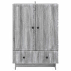 Aparador Gris Sonoma 66 x 34,5 x 95 cm Madera de ingeniería