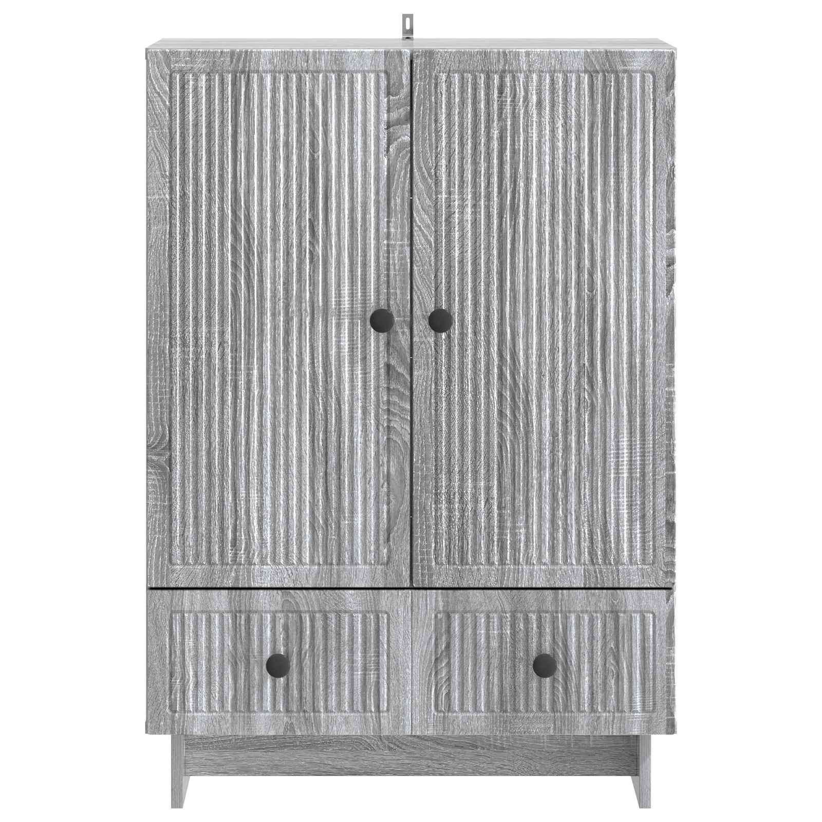 Aparador Gris Sonoma 66 x 34,5 x 95 cm Madera de ingeniería
