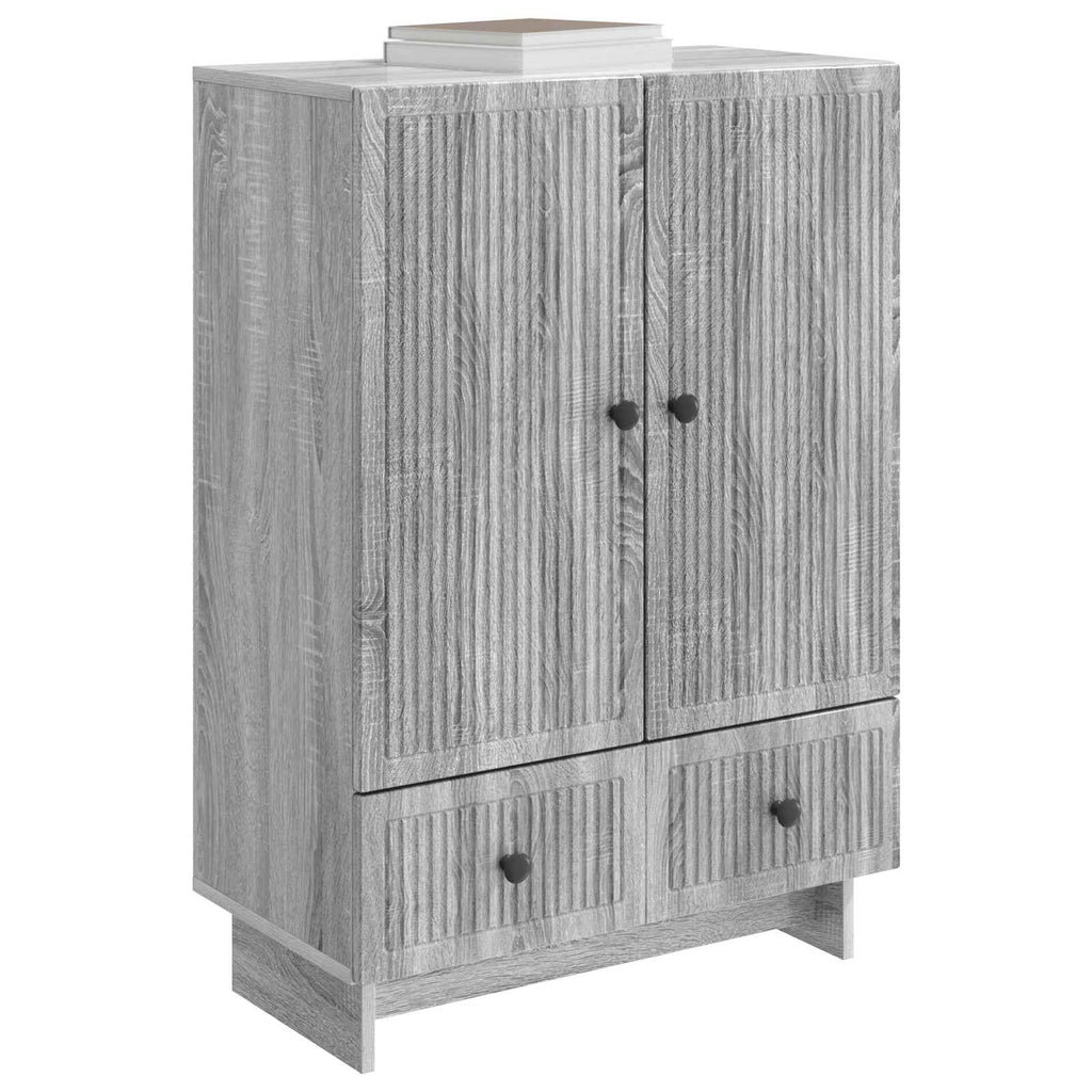 Aparador Gris Sonoma 66 x 34,5 x 95 cm Madera de ingeniería