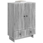 Aparador Gris Sonoma 66 x 34,5 x 95 cm Madera de ingeniería