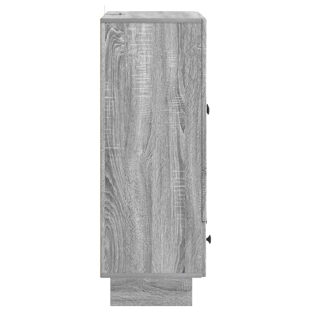 Aparador Gris Sonoma 66 x 34,5 x 95 cm Madera de ingeniería