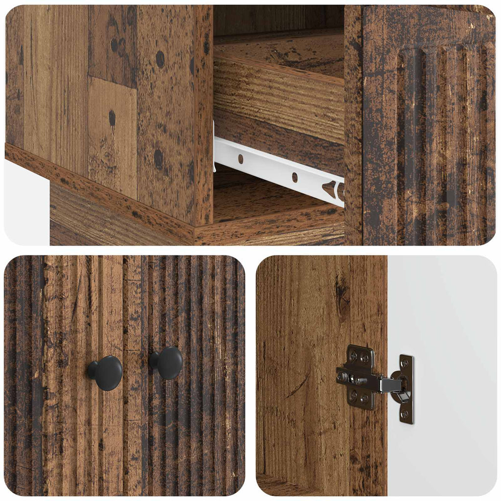Aparador Madera vieja 66 x 34,5 x 95 cm Madera de ingeniería