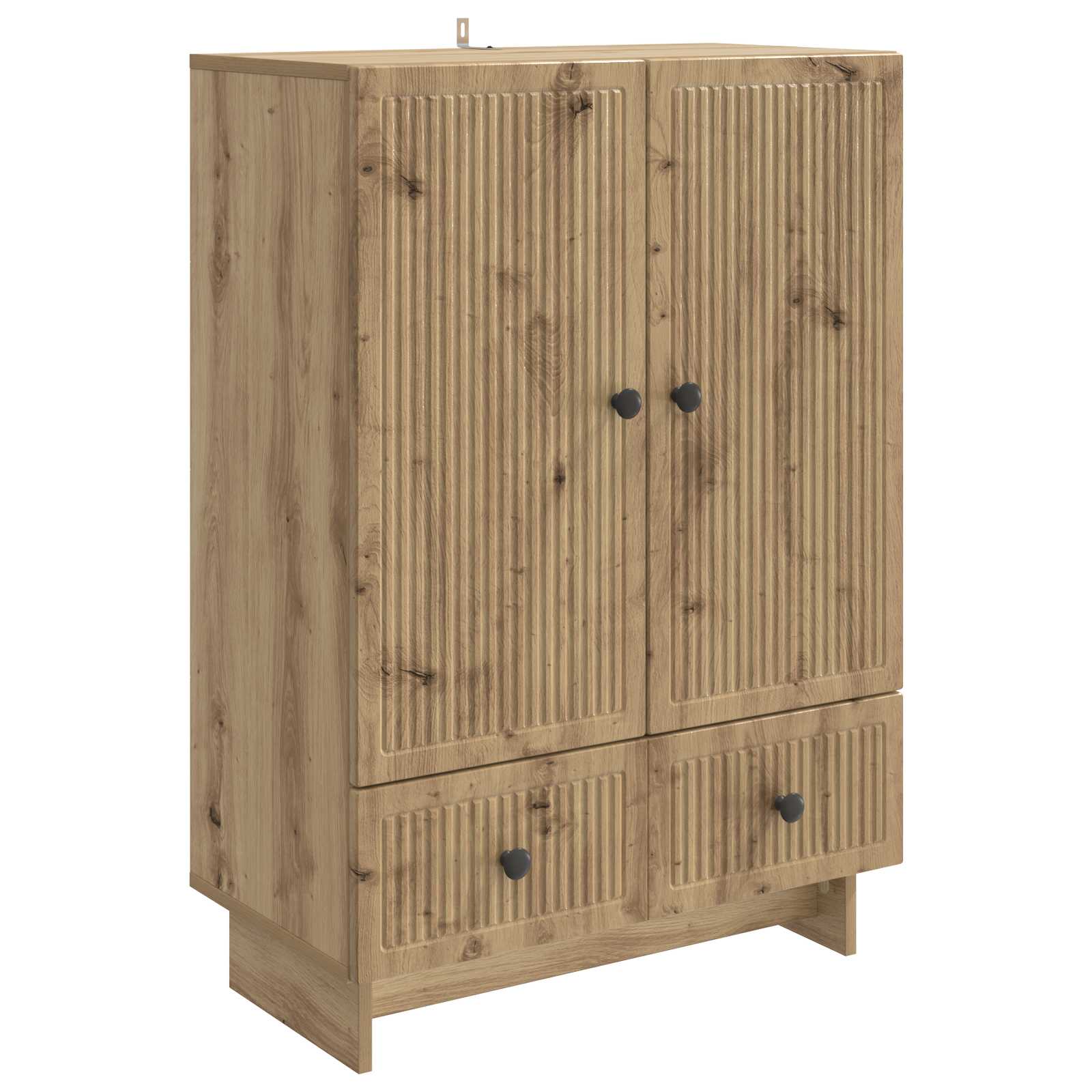 Aparador Roble Artesanal 66 x 34,5 x 95 cm Madera de ingeniería