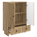 Aparador Roble Artesanal 66 x 34,5 x 95 cm Madera de ingeniería